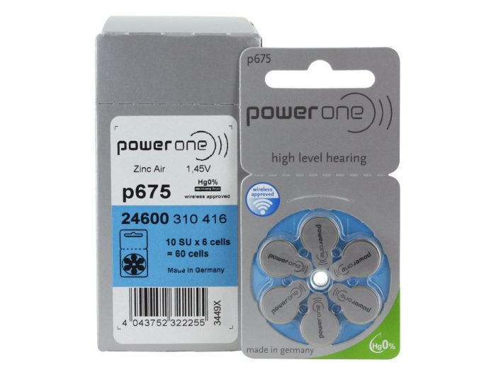 Voordeelverpakking Power One p675 - wireless approved (60 batterijen)
